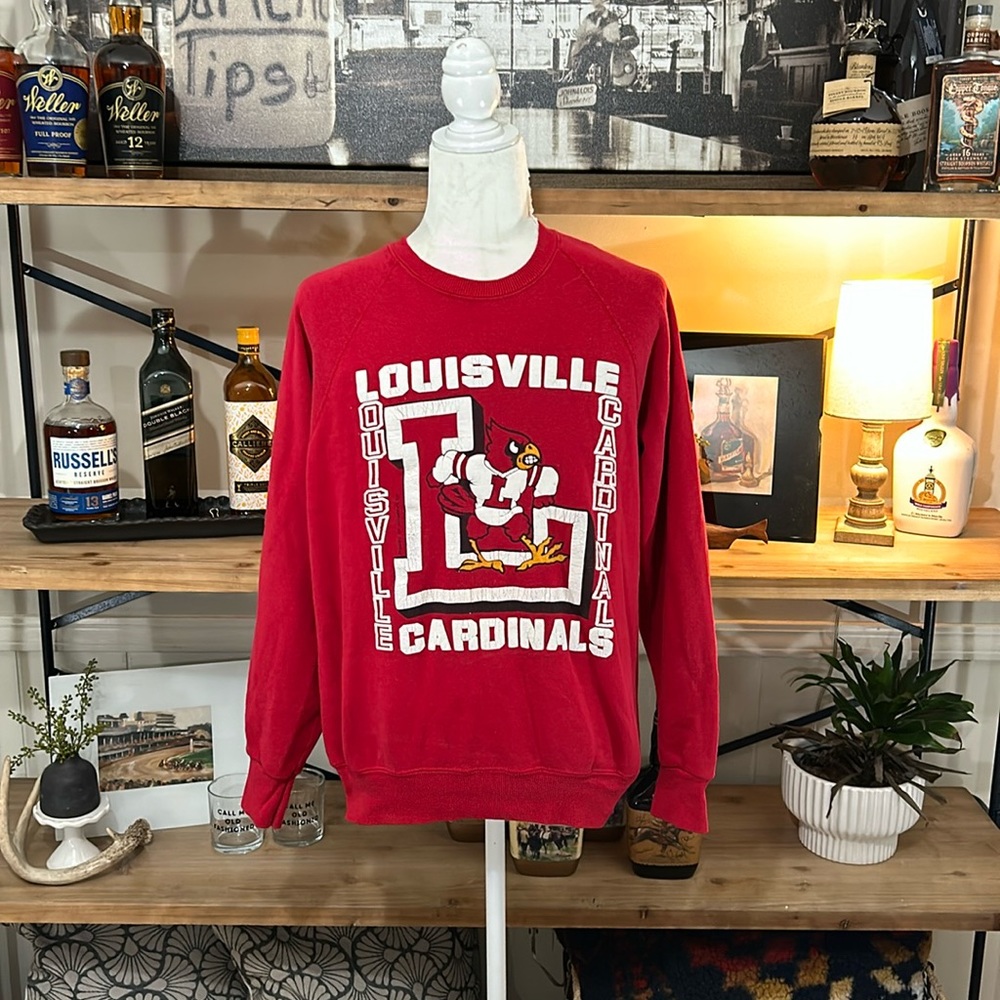 *sold* Vintage University of Louisville Cardinals Sweatshirt Sz M Unisex